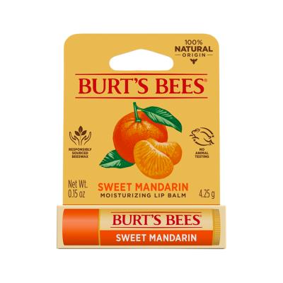 Burt's Bees Moisturising Lip Balm Sweet Mandarin 4.25g